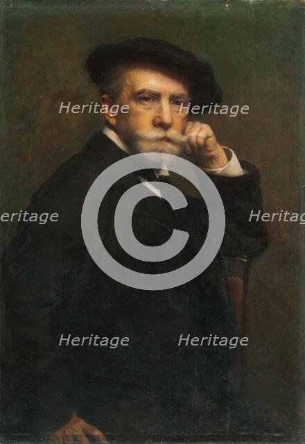 Self-portrait, 1915. Creator: Leopold Horovitz.