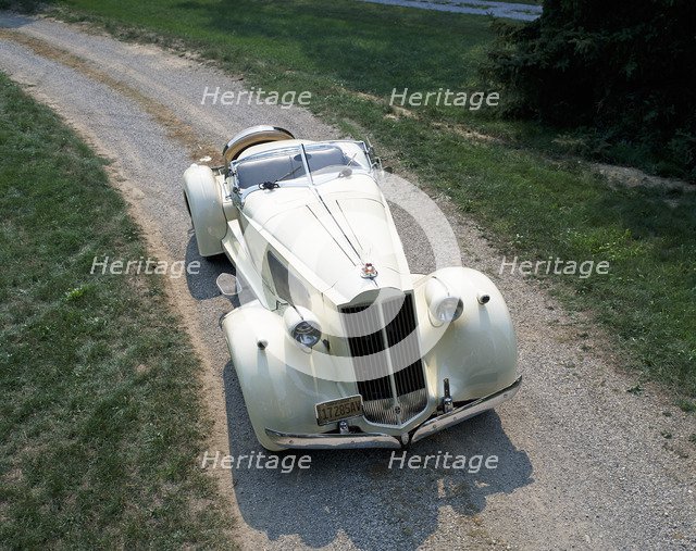 1936 Packard V12. Artist: Unknown