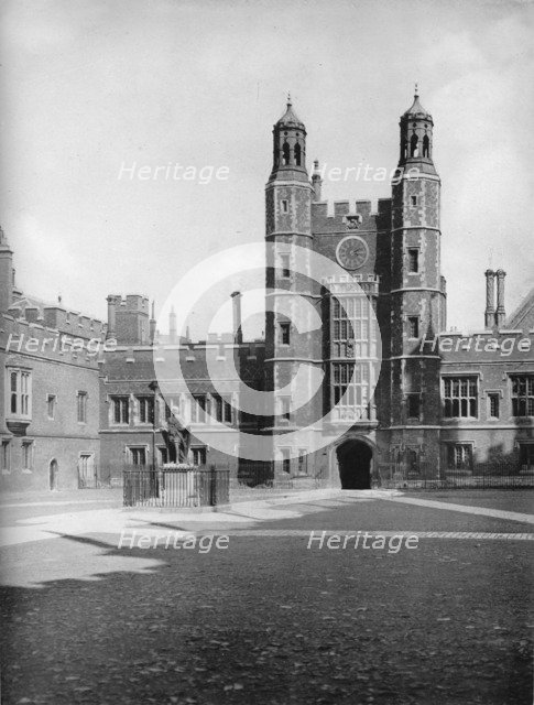 'School Yard and Lupton's Tower', 1926. Artist: Unknown.