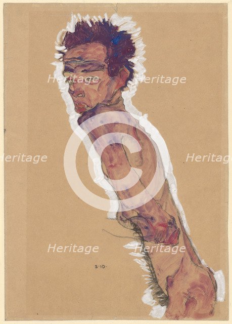 Nude Self-Portrait, 1910.