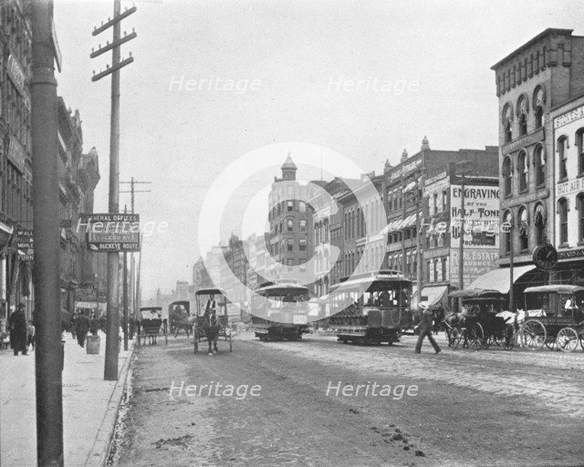 High Street, Columbus, Ohio, USA, c1900.  Creator: Unknown.