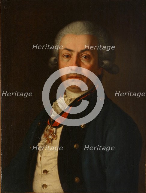 Portrait of Fyodor Jankovic de Mirievo (1741-1814), 1800s. Artist: Anonymous  