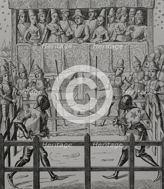 Judgement of God, Middle Ages, 15th century, (1877).  Creator: Unknown.