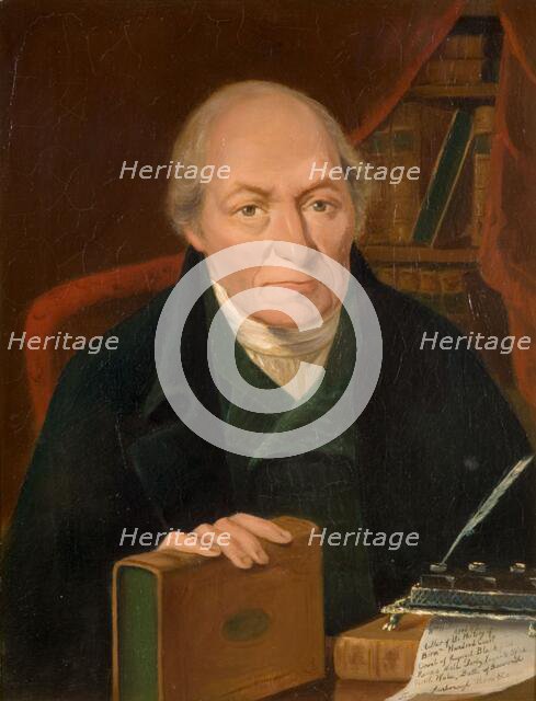 Portrait of William Hutton (1723-1816), 1890.  Creator: Unknown.