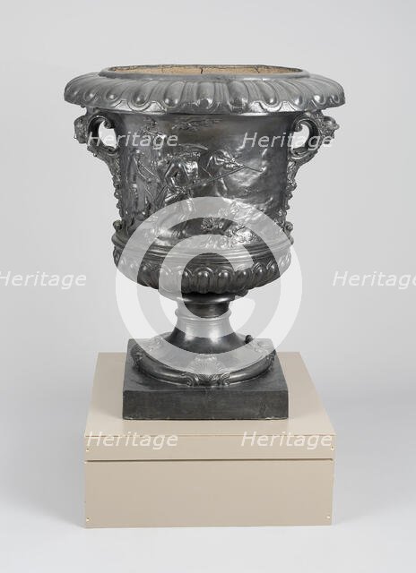 Garden Urn Emblematic of Autumn, England, Mid to late 18th century. Creator: Unknown.