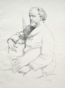 Henri Fantin-Latour, 1897. Creator: William Rothenstein (British, 1872-1945).