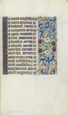 Book of Hours (Use of Rouen): fol. 94r, c. 1470. Creator: Master of the Geneva Latini (French, active Rouen, 1460-80).