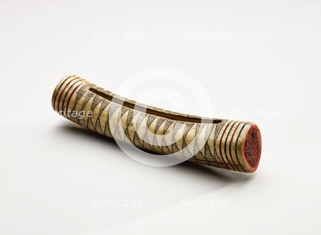 Elkhorn purse, 1870-1900. Creator: Unknown.