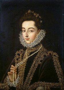 Portrait of the Infanta Catherine Michelle of Spain', (1567-1597), 1582-1585. Creator: Sánchez Coello, Alonso (1531-1588).