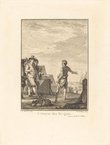 Discours sur l'égalité des conditions: Il retourne chez ses égaux, 1778. Creator: Nicolas Delaunay.