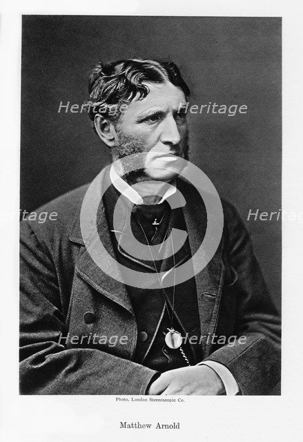 Matthew Arnold, English poet and cultural critic, c1880s.Artist: London Stereoscopic & Photographic Co