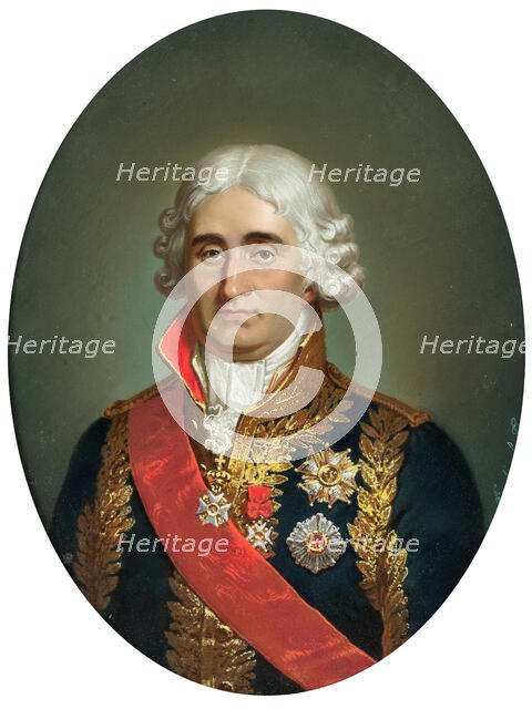 Portrait of Jean Jacques Régis de Cambacérés (1753-1824), Herzog von Parma. Creator: Fantin-Latour, Theodore (1805-1872).