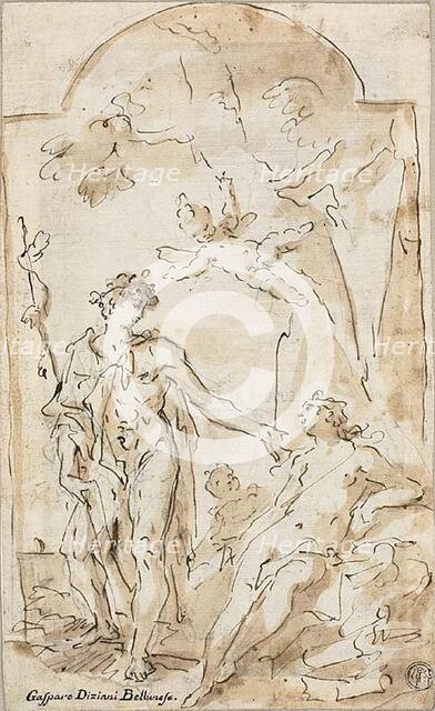 Bacchus and Ariadne, n.d. Creator: Gaspare Diziani.