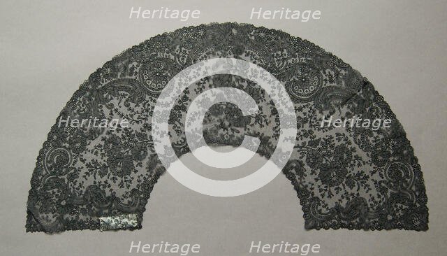 Fan, probably French, 1860-79. Creator: Unknown.