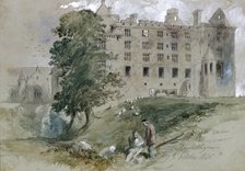 Linlithgow Castle, West Lothian, Scotland, 1845. Artist: Sir John Gilbert