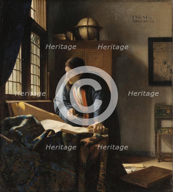 The Geographer, 1669. Creator: Jan Vermeer.