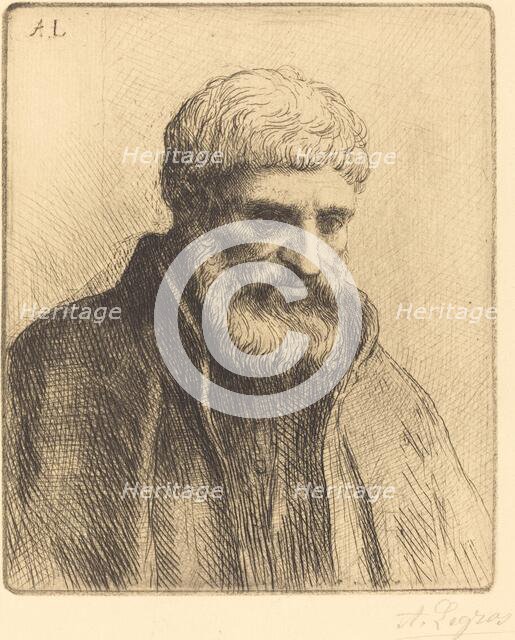 Study of an Old Man (Etude de vieillard). Creator: Alphonse Legros.