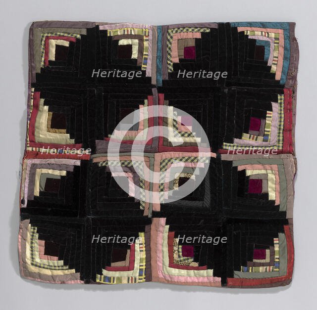 Fragment (from a Bedcover), United States, 1875/1900. Creator: Unknown.