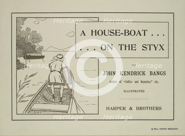 A house-boat on the Styx, c1895 - 1911. Creator: Unknown.