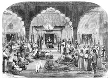 The Nawab of Morshedabad at Prayer, from a native drawing, 1857. Creator: Unknown.