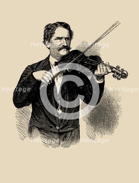 Portrait of the composer Josef Gung'l (1809-1889). Creator: Anonymous.