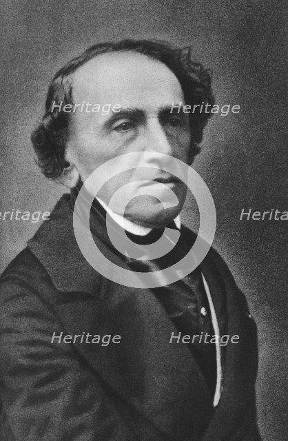 Giacomo Meyerbeer, German opera composer.  Creator: Nadar.
