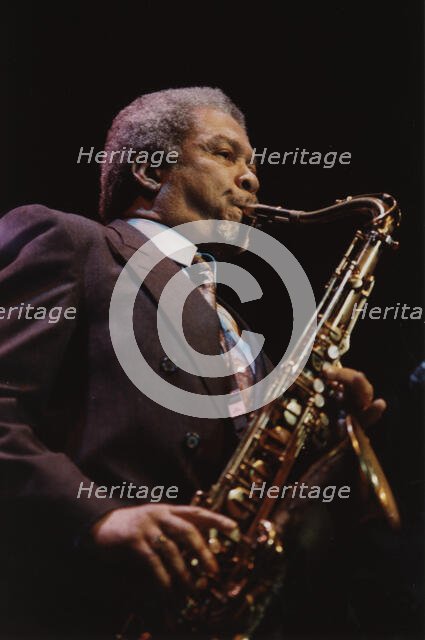 Frank Foster, Count Basie Band, Dominion Theatre, London, 1990. Creator: Brian Foskett.