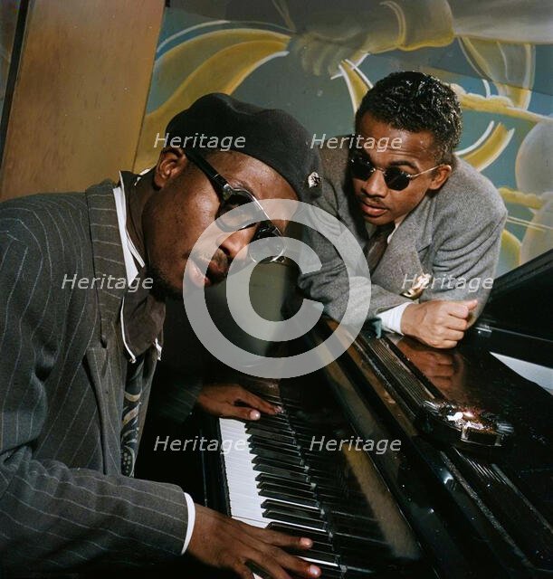 Portrait of Thelonious Monk and Howard McGhee, Minton's Playhouse, New York, N.Y., ca. Sept. 1947. Creator: William Paul Gottlieb.