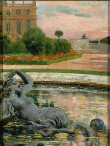 Parterre du Nord, Fontaine des Sirenes, 1913. Creator: Carroll Beckwith.