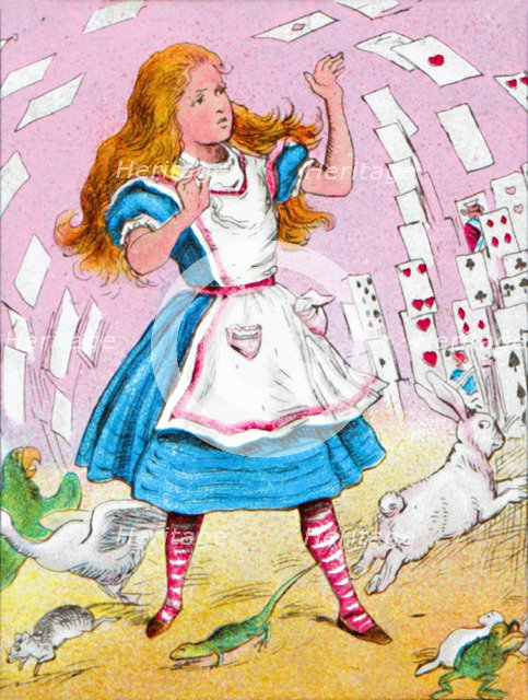 'And then the whole pack rose up into the air', c1900. Artist: Unknown.