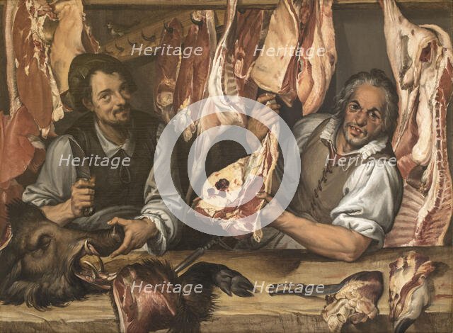 The Butcher Shop (La Macelleria) . Creator: Passerotti (Passarotti), Bartolomeo (1529-1592).