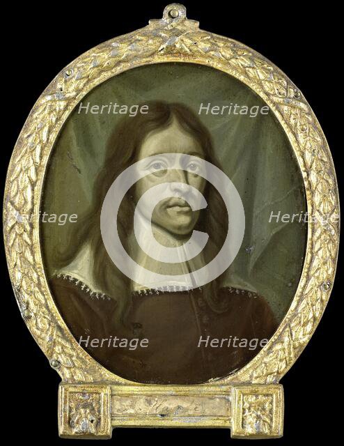 Portrait of Simon Abbes Gabbema, Historian of Friesland in Leeuwarden, 1700-1732. Creator: Arnoud van Halen.