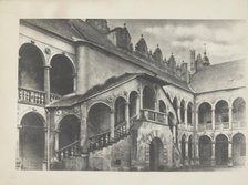 Castle courtyard, Baranów Sandomierski. Creator: Unknown.