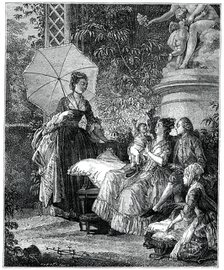 The Delight Of Motherhood, (1885).Artist: Moreau