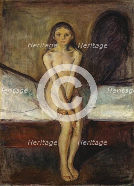 Puberty. Artist: Munch, Edvard (1863-1944)