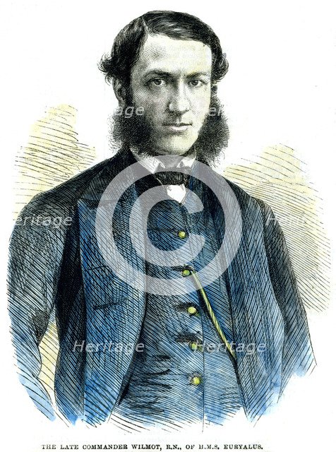 Commander Wilmot, of HMS 'Euryalus', 1863. Artist: Unknown