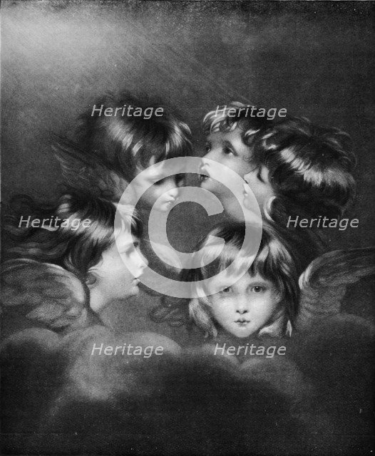 'A Child's Portrait in Different Views: 'Angel's Heads'', c1786, (1911). Artist: Sir Joshua Reynolds.