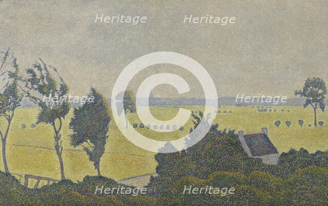 Landscape in Seneffe, (1890?). Creator: Alfred William Finch.