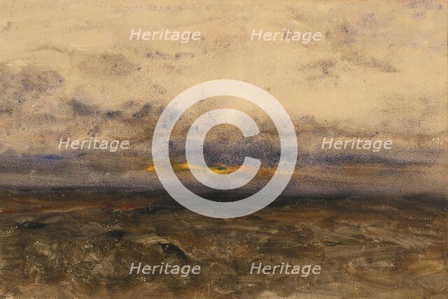 Sunset, about 1880. Creator: Joseph Frank Currier.