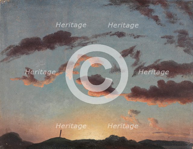 Cloud Study. Artist: Baade, Knud (1808-1879)