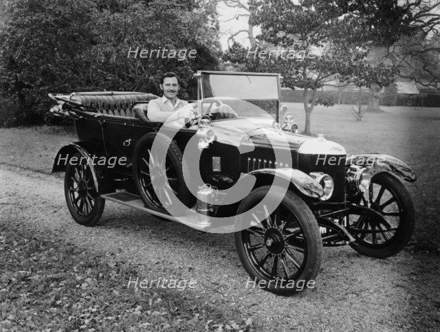 Graham Hill in a 1913 Newton Bennett, c1965-c1975. Artist: Unknown