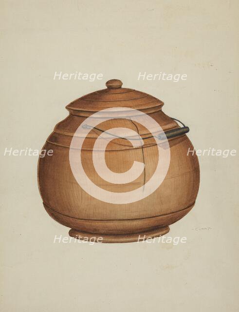 Sugar Container, c. 1937. Creator: Al Curry.