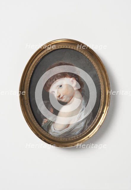 Child with doll. Creator: Christopher Deram.