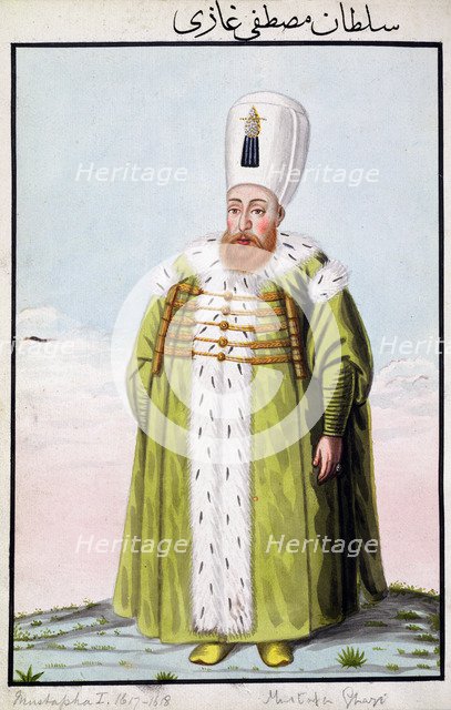 Mustafa I, Ottoman Emperor, (1808). Artist: John Young