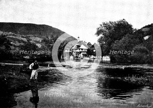 Ten Days in Bosnia: the Tourists' House, Jézero, 1895. Creator: Andre & Sleigh.