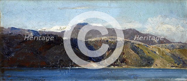 In Quarantine, Wellington, 1900. Creator: Thomas William Roberts.