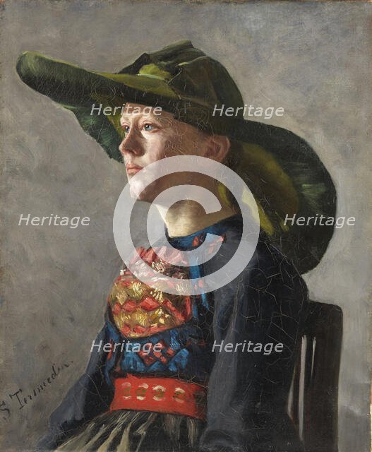 Bavarian Peasant Girl. Creator: Minna Tersmeden.