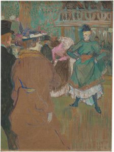Quadrille at the Moulin Rouge, 1892. Creator: Henri de Toulouse-Lautrec.