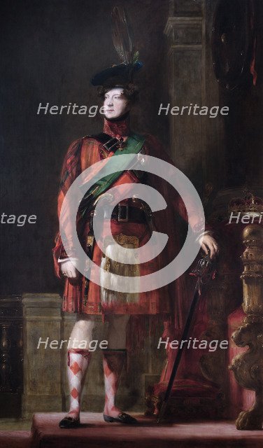 Portrait of King George IV, 1830.  Artist: David Wilkie.