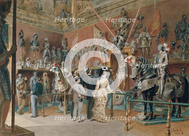 The Armory I of the Ambraser Collection, 1875. Creator: Carl Goebel.